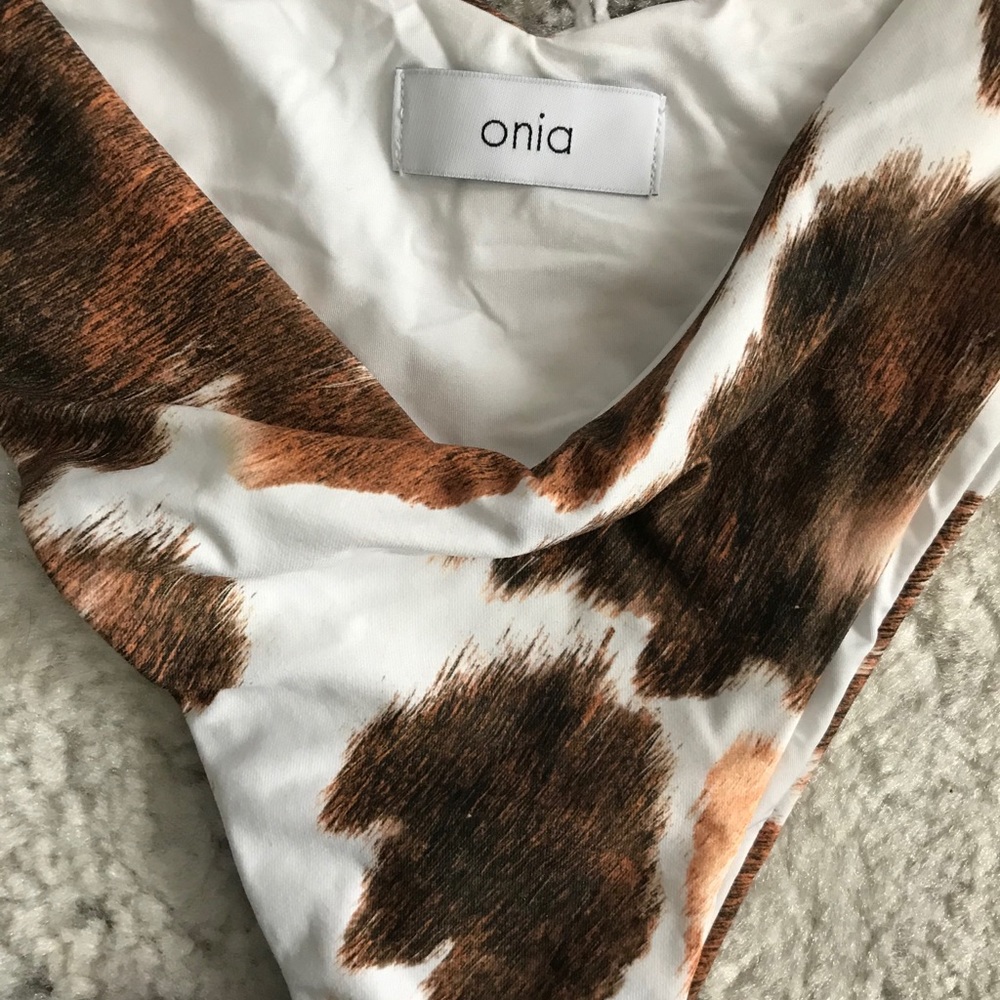 NWT We wore what x Onia cowhide bikini bottom - Picture 5 of 5